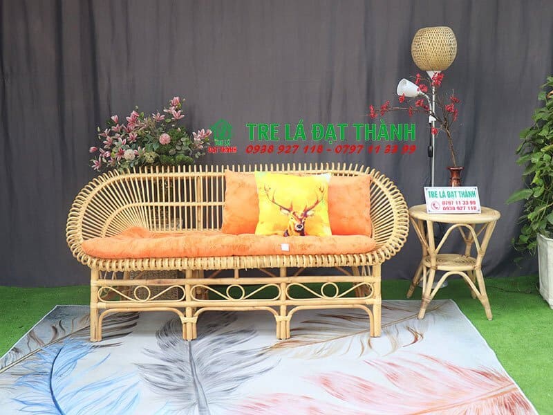 Bàn Ghế Mây Ngoài Trời - BGMNT008